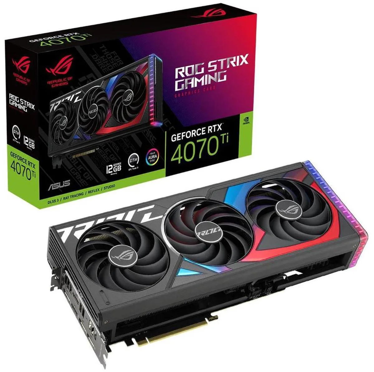 ASUS ASUS ROG Strix GeForce RTX 4070 Ti 12G Gaming graphics card — toote foto