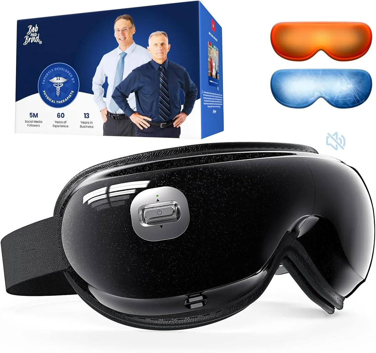 Bob and Brad Bob and Brad C60 Eye Massager 35dB Heat Cooling — foto produk