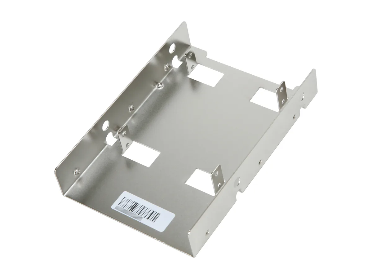 Silverstone Silverstone SDP08 3.5" to 2x 2.5" Bay Converter Nickel-coated ssd accessory — zdjęcie produktu