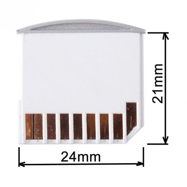 SHENZHEN JIMIER ELECTRONICS CO,. LTD. SHENZHEN JIMIER ELECTRONICS CO,. LTD. Micro SD to SD Adaptor Kit White EP-063 — fotografija izdelka