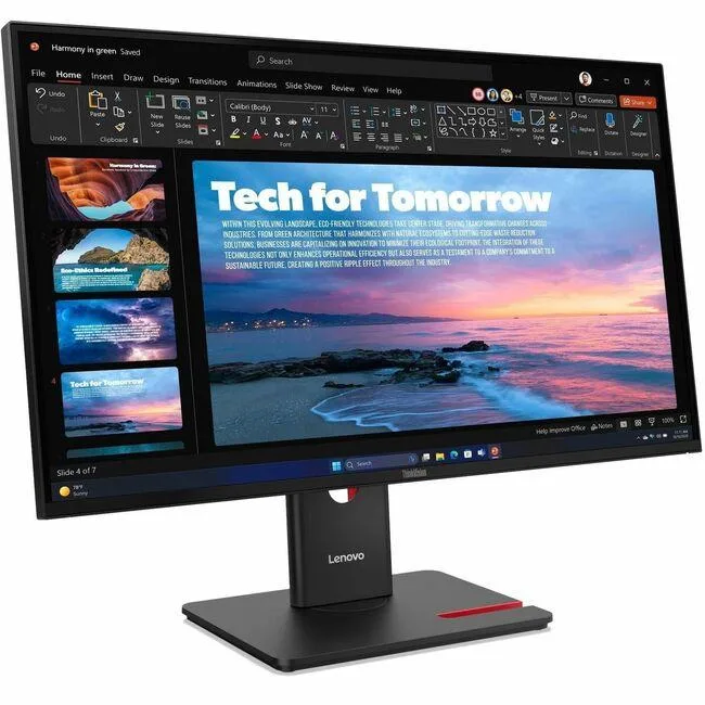 27 inch Eclipse Black IPS monitor with adjustable stand