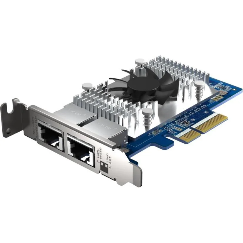 Qnap Qnap RNAB095XMV6Z8 QXG-10G2T-X710 dual 10GbE network card — produkto nuotrauka