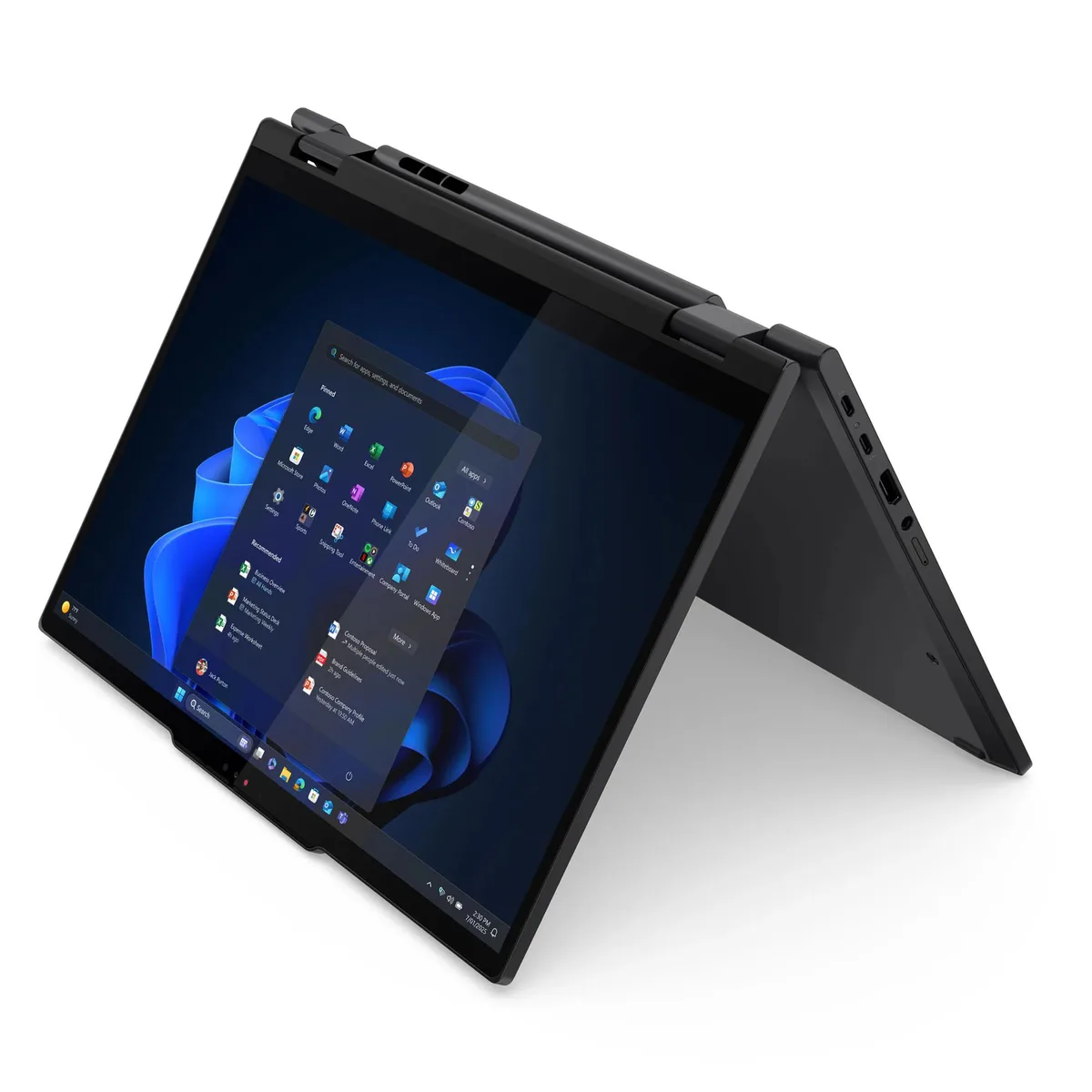 Eclipse Black 14 inch 2-in-1 laptop with WUXGA touchscreen
