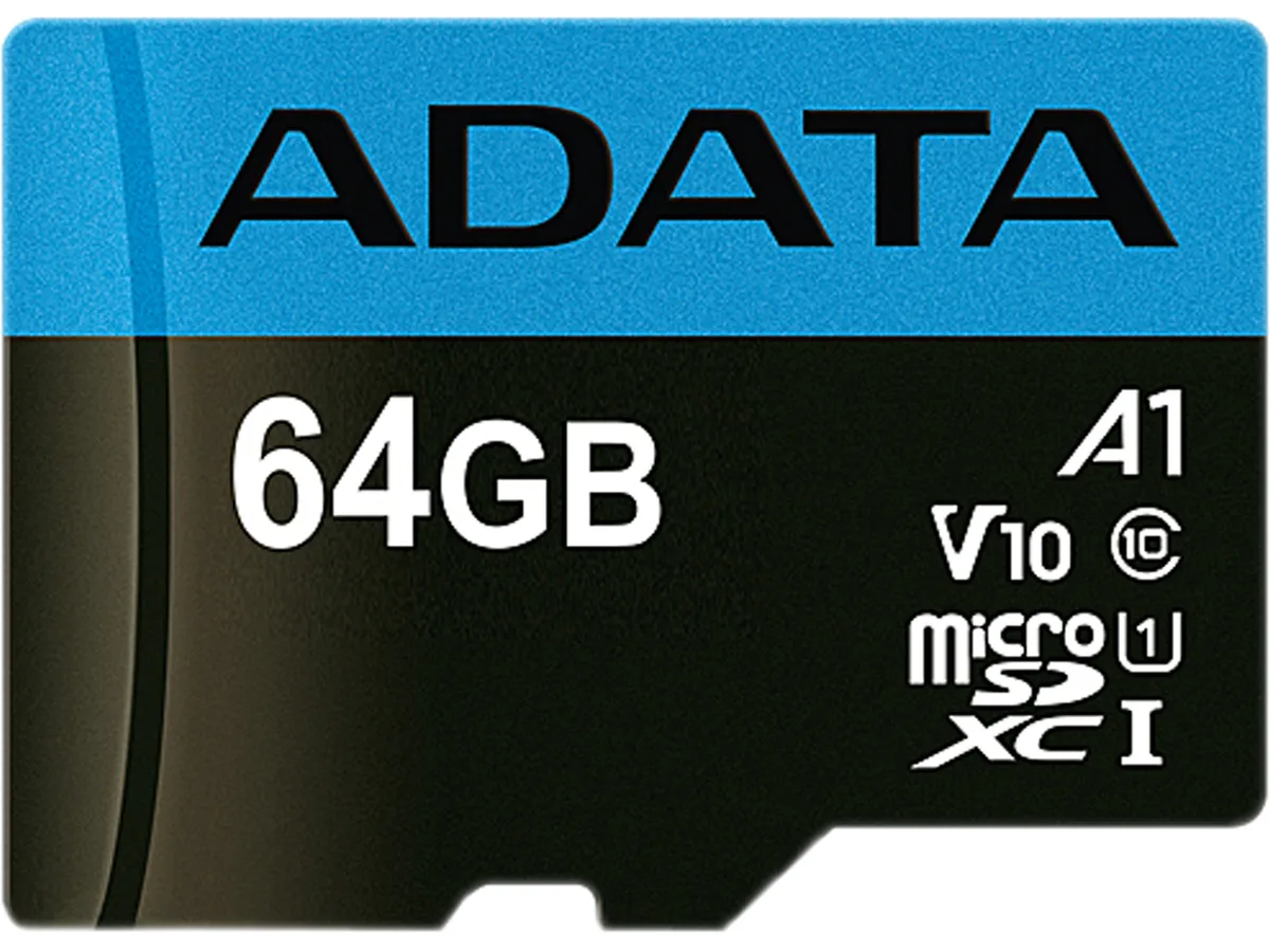 ADATA ADATA AUSDX64GUICL10A1-RA1 64GB microSDXC memory card — 商品写真