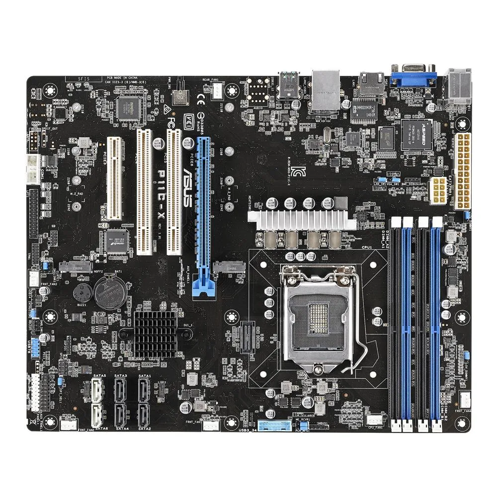 ASUS ASUS P11C-X LGA1151 C242 DDR4 ATX Intel motherboard — photo du produit