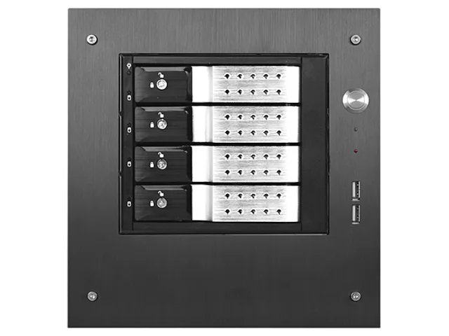 iStarUSA Inc. iStarUSA Inc. S-35-DE4SL server chassis 4 x 3.5" hotswap mini-ITX tower — produktfoto