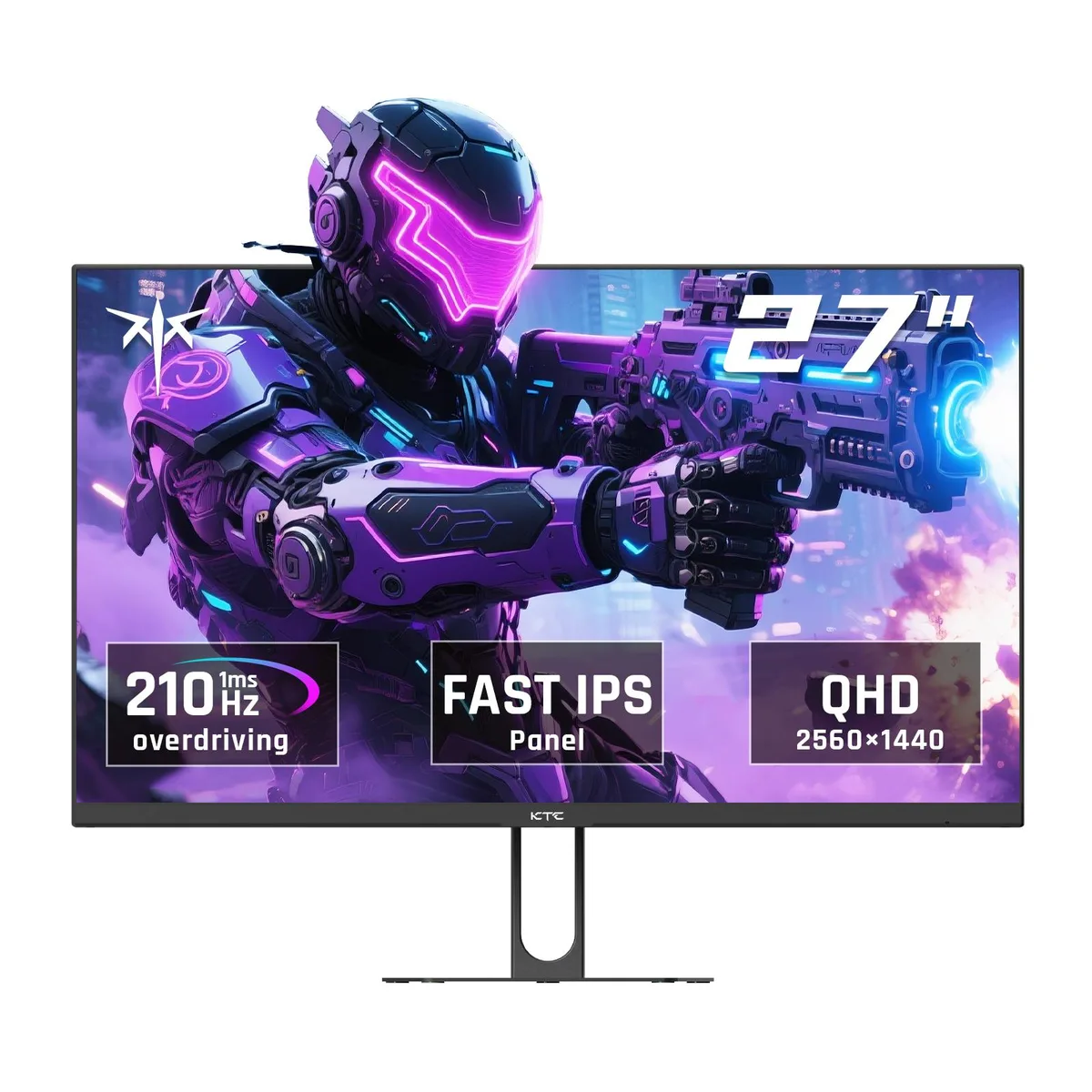 KTC KTC H27T22C-3 27" QHD 200/210Hz Fast IPS gaming monitor — photo du produit