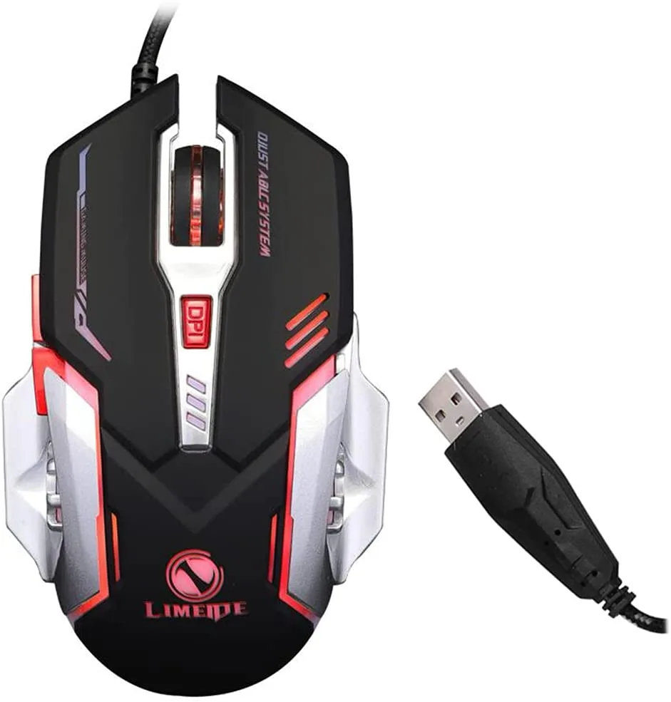 IHDAPP IHDAPP Ergonomic Wired Gaming Mouse 3200 DPI Black — product photo