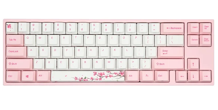 Varmilo Varmilo MIYA Pro Sakura Pink 65% Cherry MX Brown Gaming Keyboard — produktbild