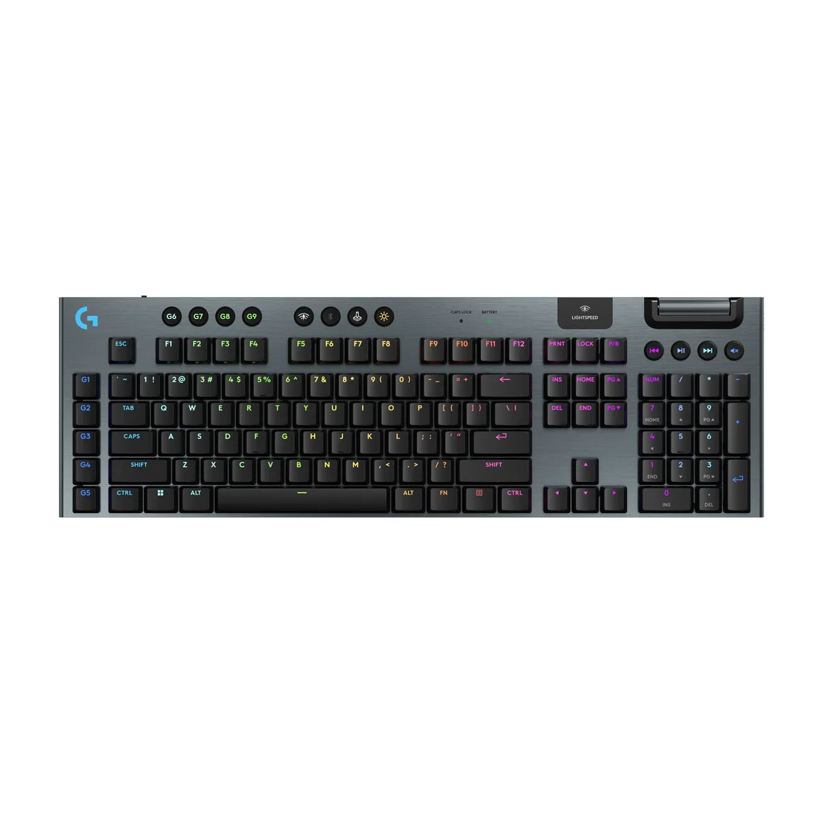 Logitech Logitech G915 X LIGHTSPEED 920-012704 gaming keyboard GL Clicky switches Black — photo du produit
