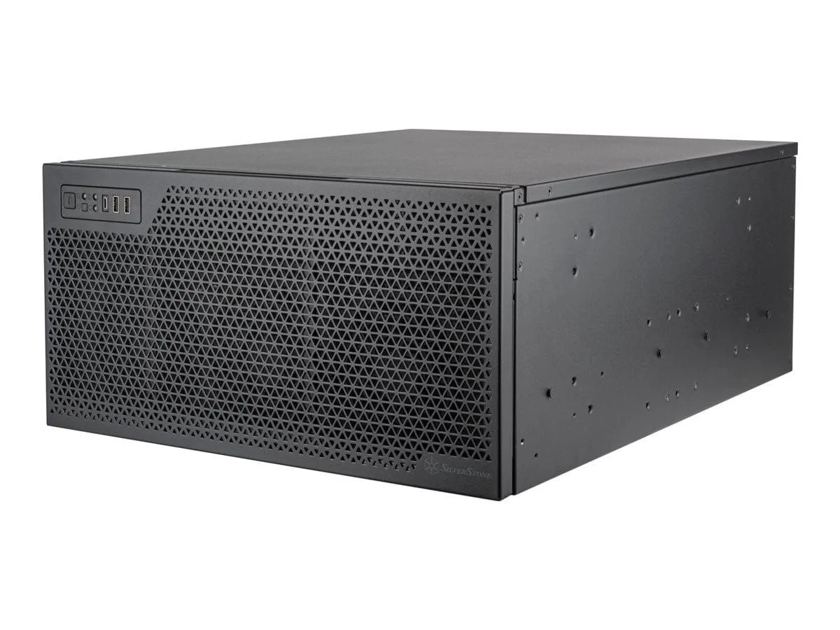 Silverstone SilverStone RM52 5U Rackmount Server Chassis Black — vörumynd