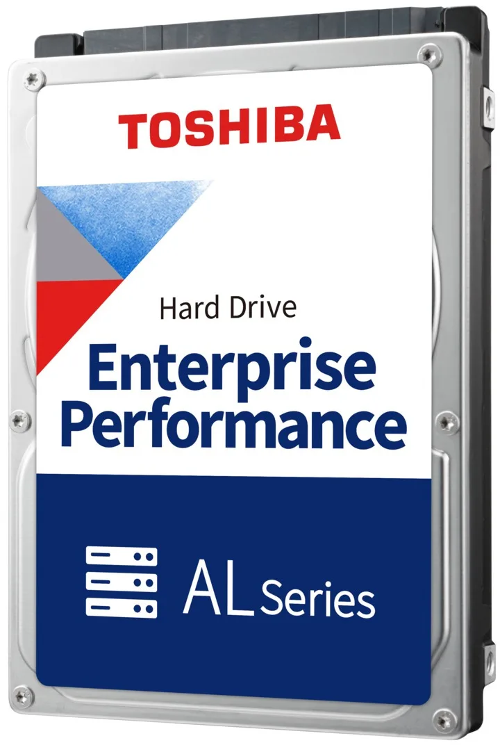 Silver 2.5 inch enterprise hard drive with SAS connector