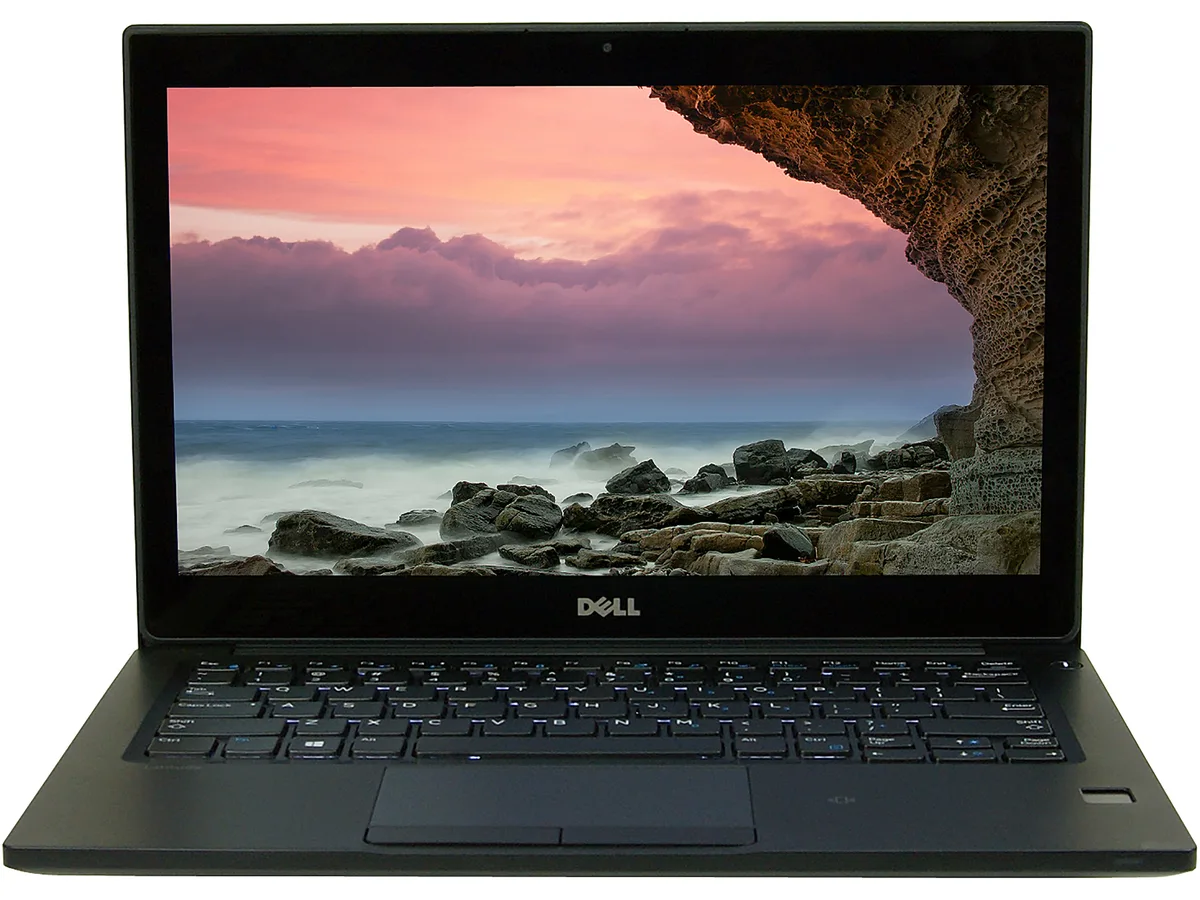 Silver 12.5-inch Dell Latitude 7280 laptop closed on a plain background