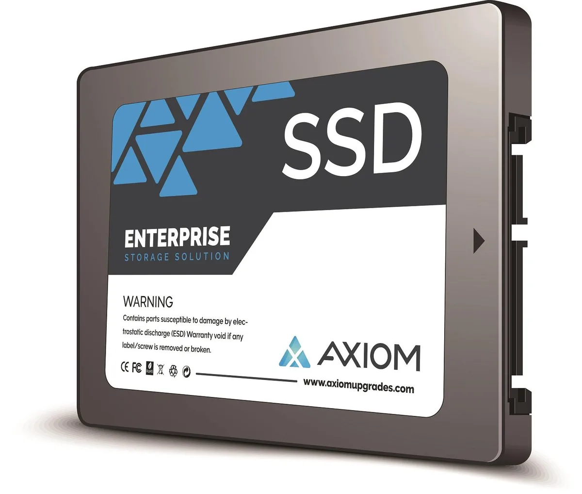 Silver 2.5 inch U.2 NVMe SSD bare drive