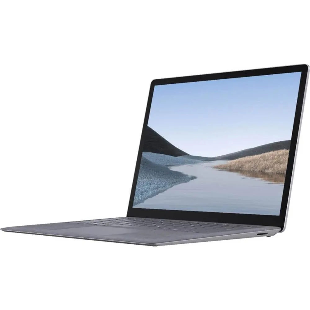 Black aluminium 13.4 inch laptop, matte finish, thin profile