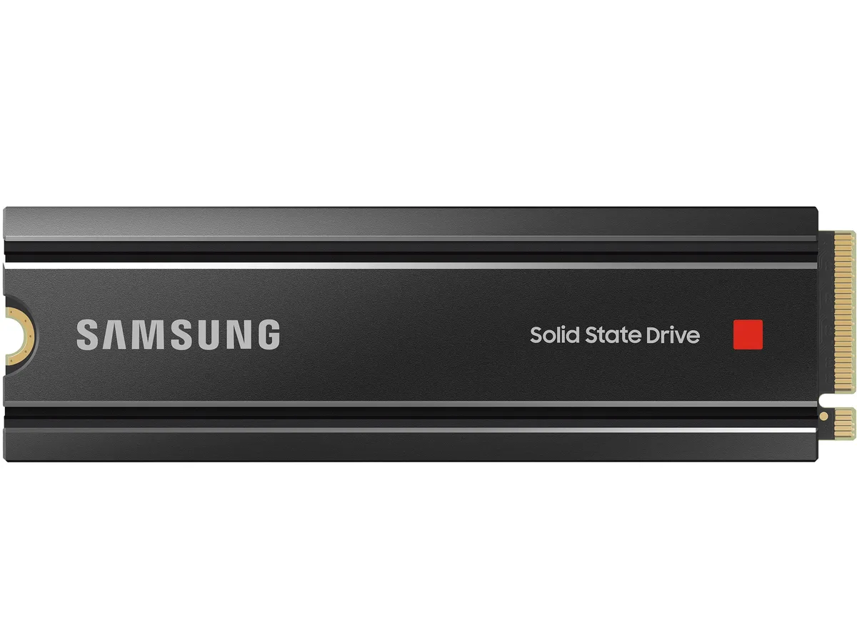 SAMSUNG SAMSUNG 980 PRO MZ-V8P1T0CW 1TB internal SSD with heatsink — product photo