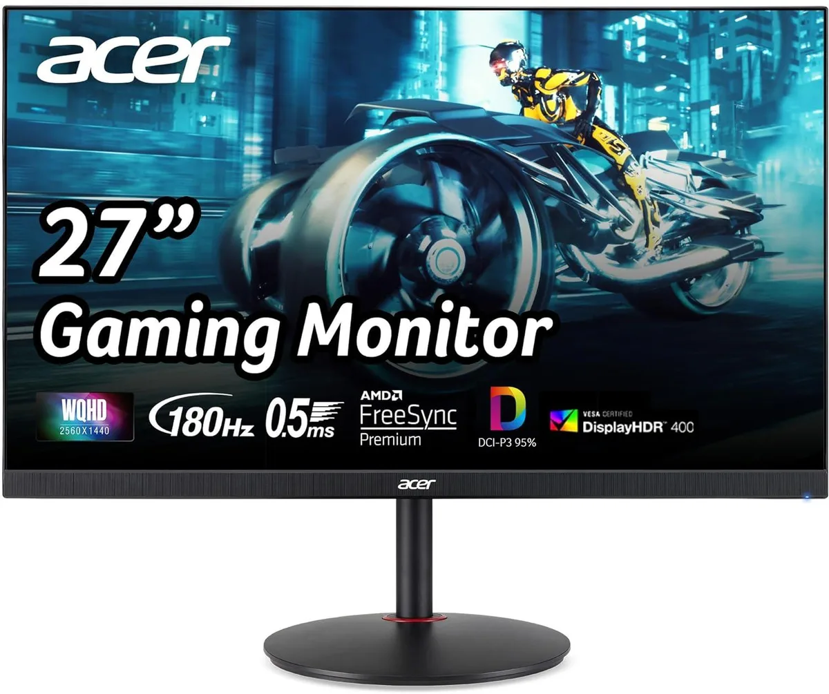Acer America Acer Nitro XV272U V3bmiiprx 27" WQHD 180Hz gaming monitor — Produktfoto