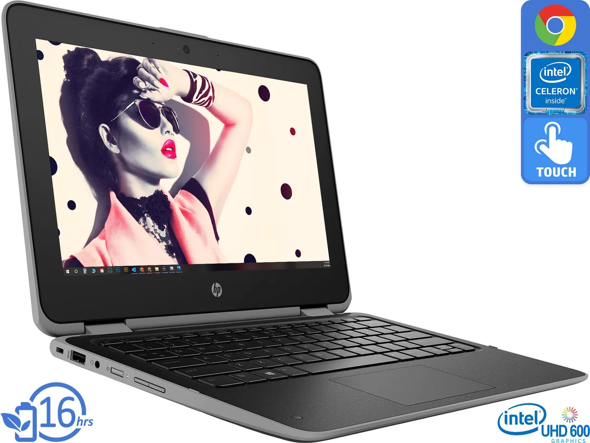 HP HP x360 11 G3 Chromebook laptop 11.6" touch 4GB 32GB Celeron N4020 Education Edition — photo du produit