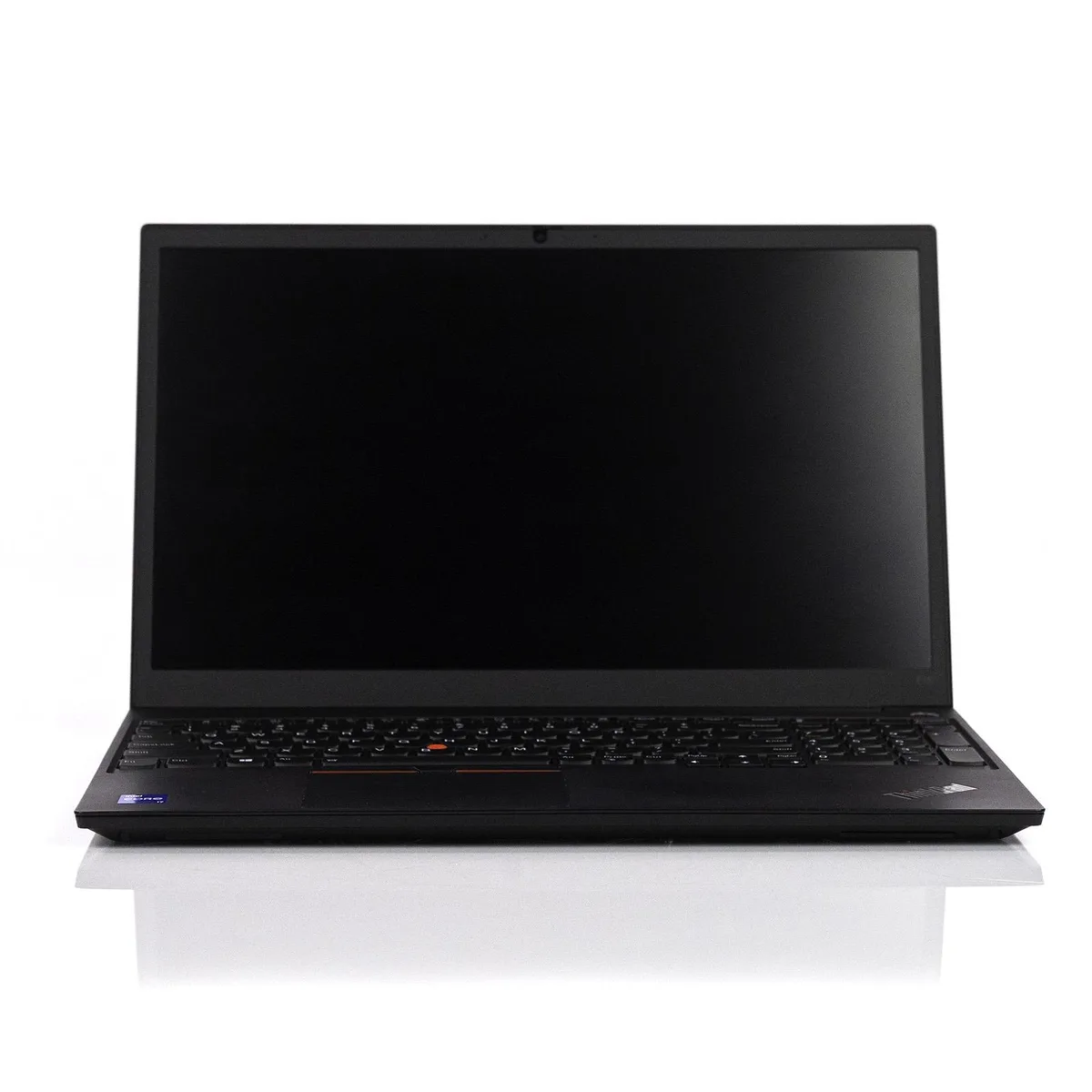 Black 15.6 inch ThinkPad E15 G2 laptop closed lid matte finish