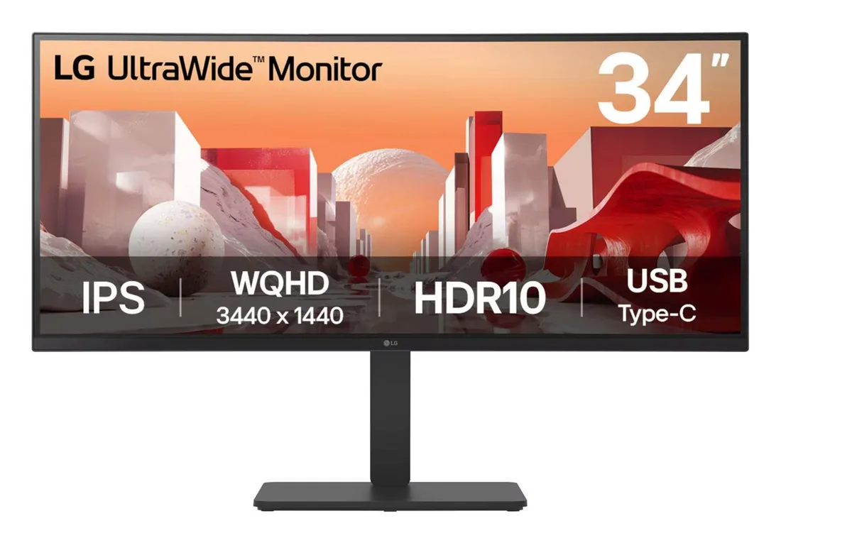 LG Electronics LG Electronics 34BA75QE-B 34" UltraWide QHD Curved IPS Monitor — photo du produit
