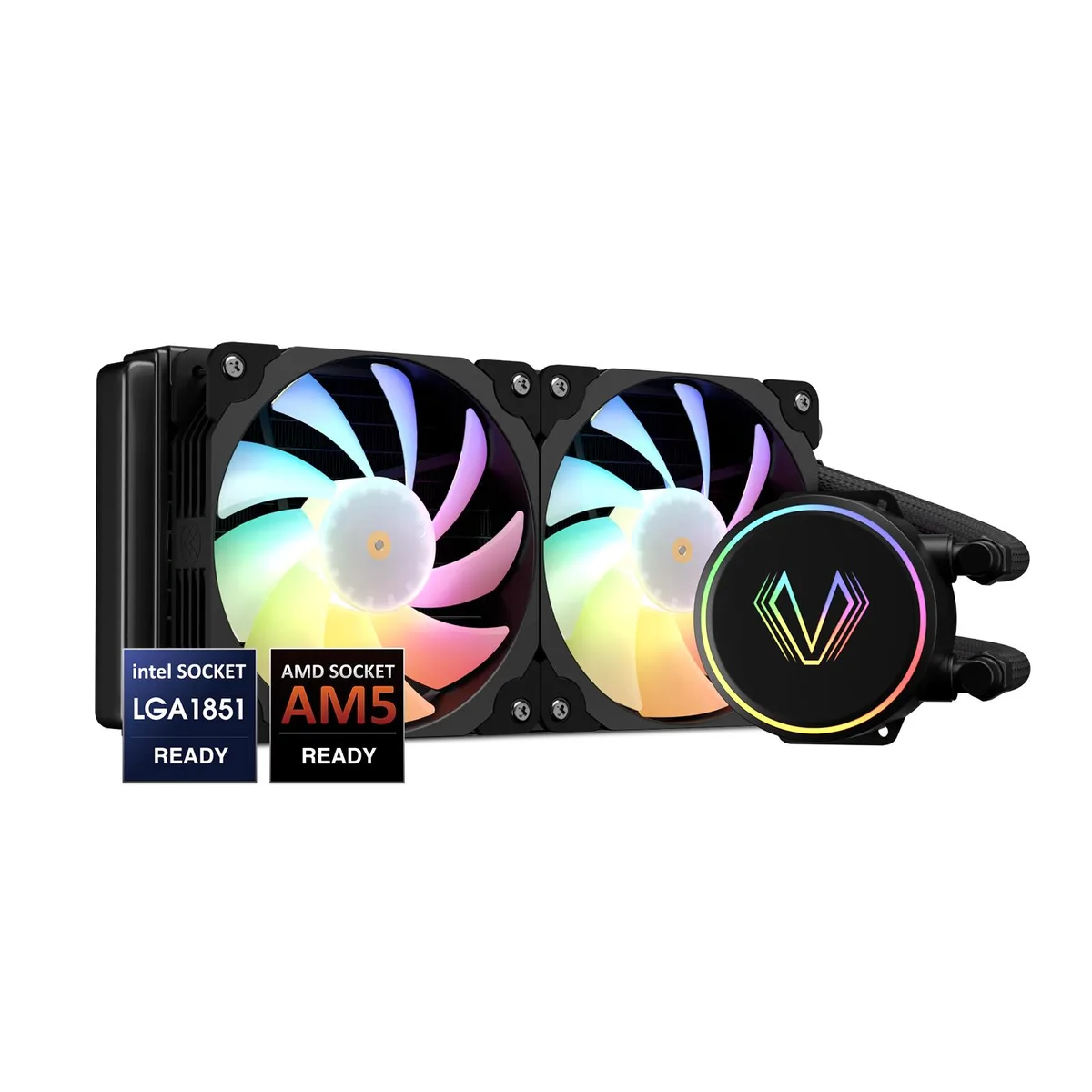 Vetroo Vetroo V240 240mm ARGB Liquid Cooler Black — photo du produit