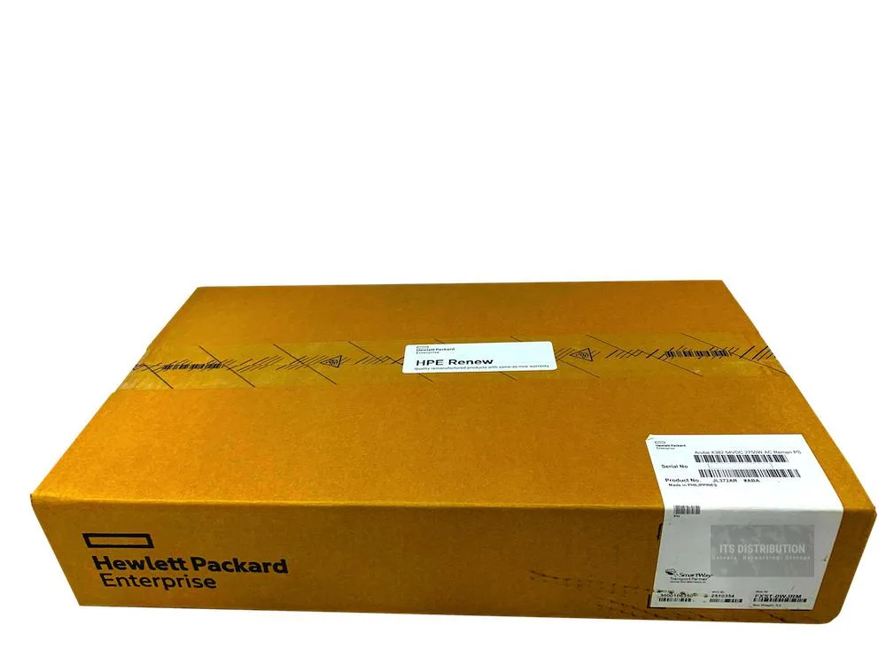 HPE HPE Aruba X382 JL372A 54 V 2750 W power supply — product photo