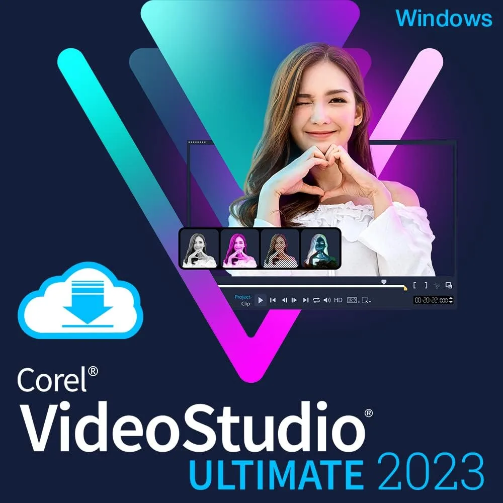 Corel Corel ESDVS2023ULML VideoStudio Ultimate 2023 design — produkto nuotrauka