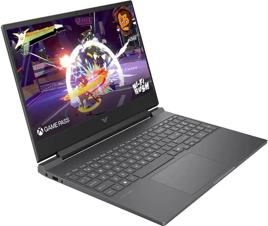 HP HP Victus 15-fb3093dx 15.6" 144Hz gaming laptop Ryzen 7 7445HS RTX 4050 16GB 512GB Mica Silver — product photo