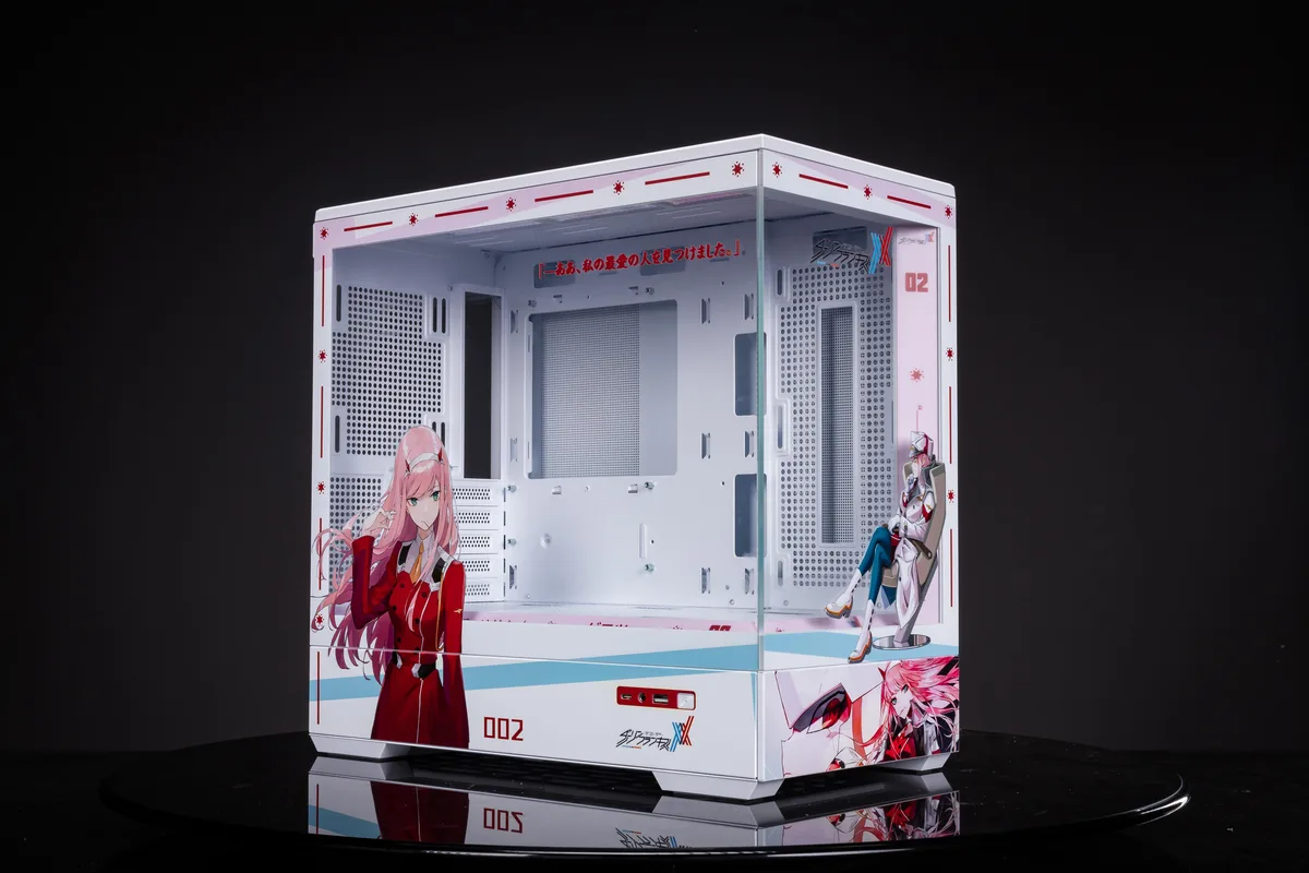 Corn Electronics Corn Electronics Bauhaus Micro-ATX ITX PC Case DARLING in the FRANXX 02 Edition — product photo