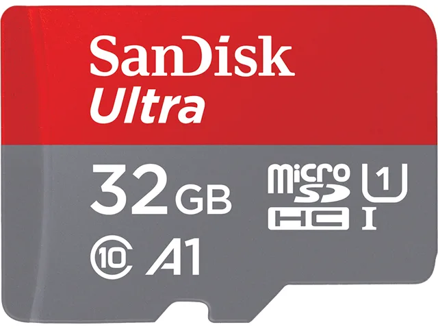 SanDisk SanDisk SDSQUAR-032G-GN6MA 32GB Ultra microSDHC A1 U1 Class 10 memory card — 제품 사진