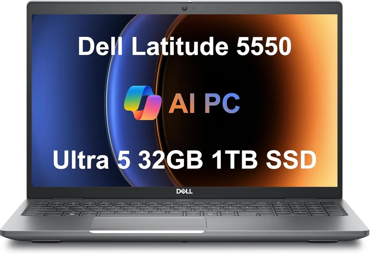 DELL DELL Latitude 5550 business laptop 15.6" Intel Core Ultra 5 125U 32GB DDR5 1TB NVMe — Produktfoto