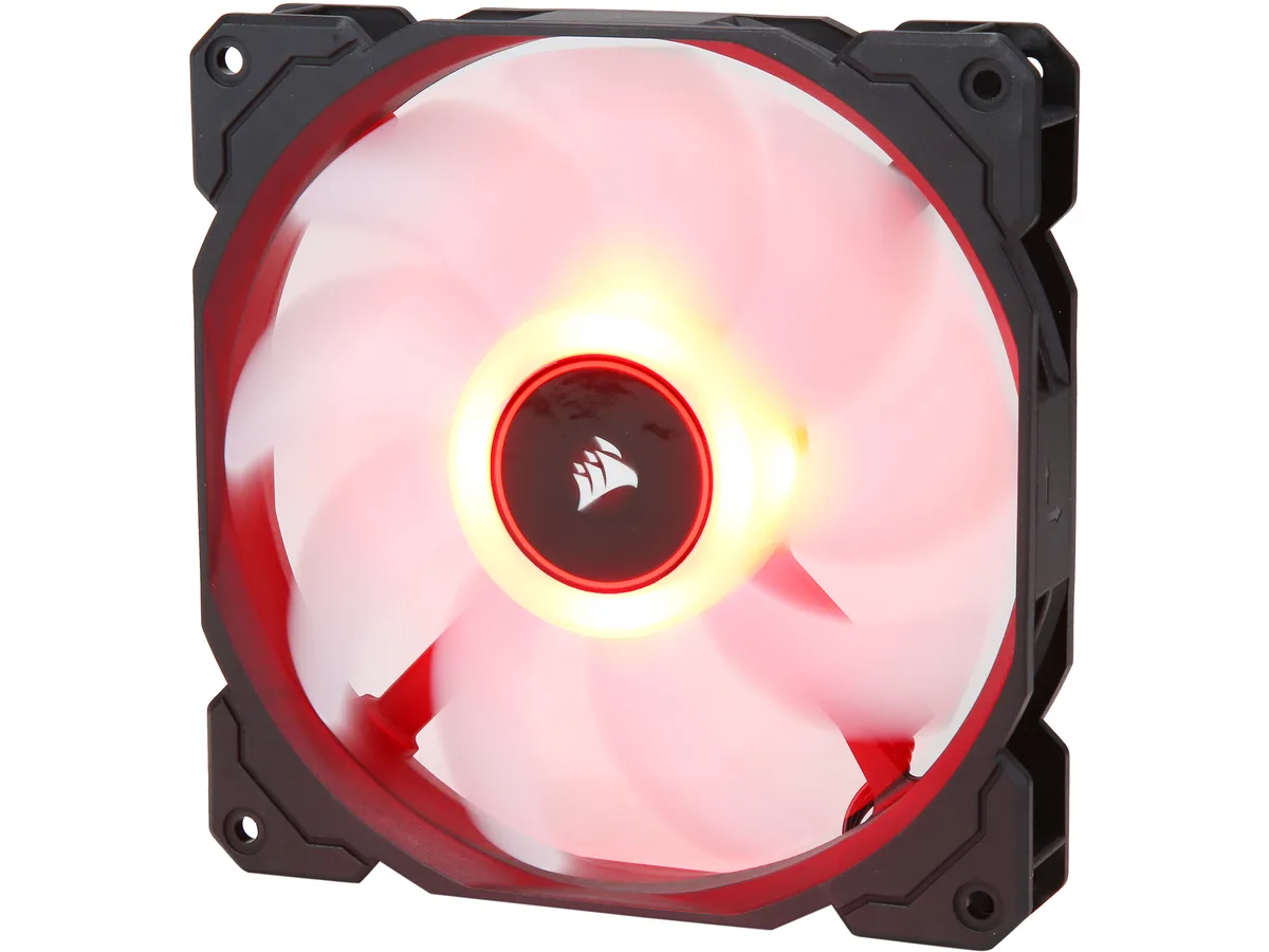 Corsair Corsair AF140 LED 2018 CO-9050086-WW 140mm Red LED case fan — 제품 사진