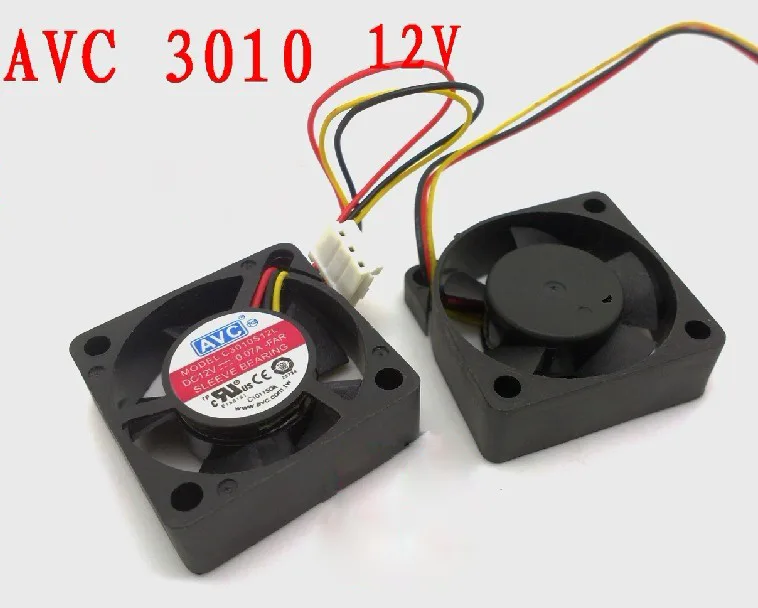 OEM Industries OEM Industries C3010S12L 30x10mm 12V .07A 3-pin fan — toote foto