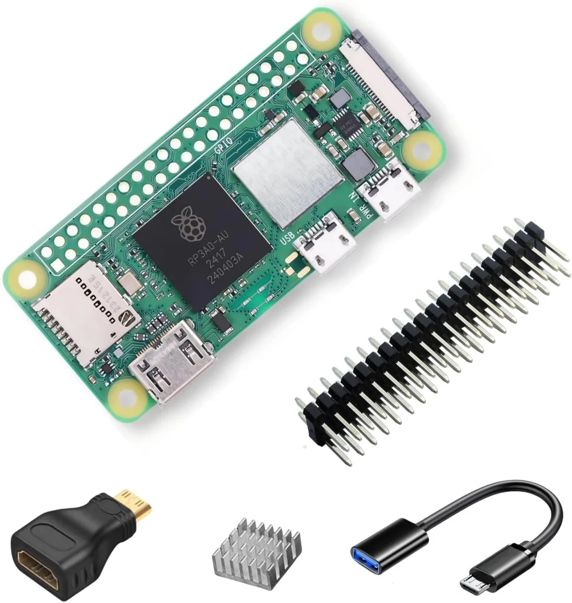 MCDODO MCDODO Raspberry Pi Zero 2W Kit 40-Pin Heatsink OTG HDMI — 商品照片