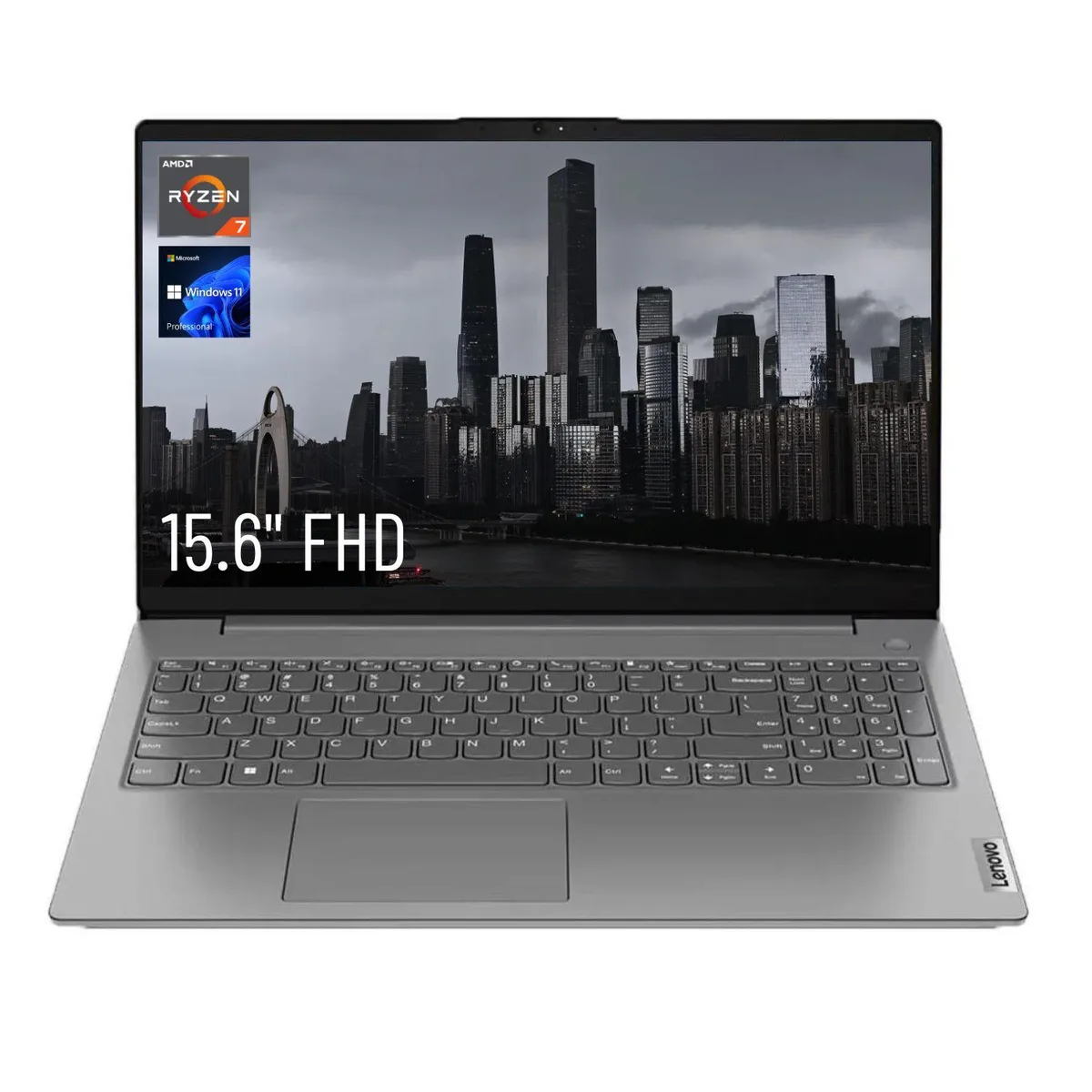Lenovo Lenovo V15 Gen 6 laptop AMD Ryzen 7 170 32GB DDR5 2TB SSD 15.6" FHD Grey — photo du produit