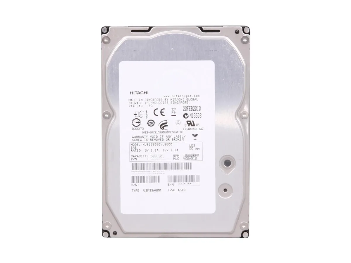 Silver 3.5 inch enterprise hard drive bare unit