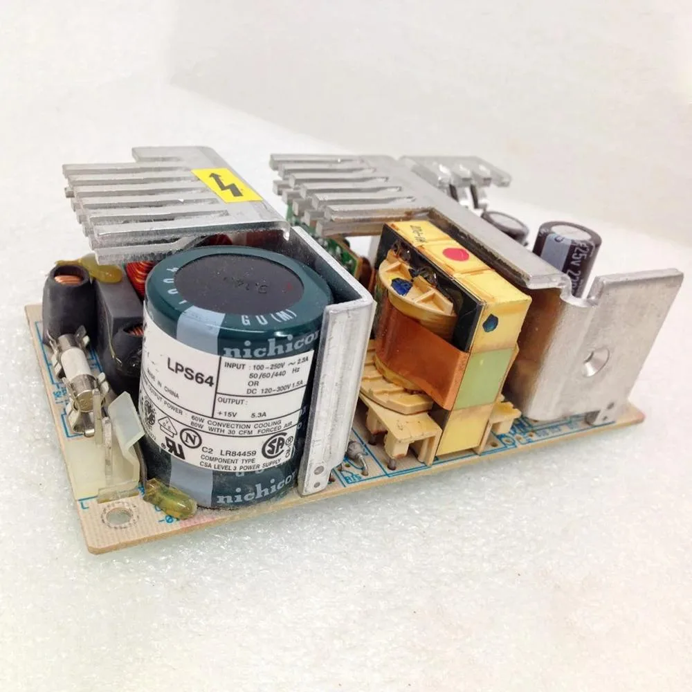 Industrial medical power supply unit, ATX form factor, black metal casing