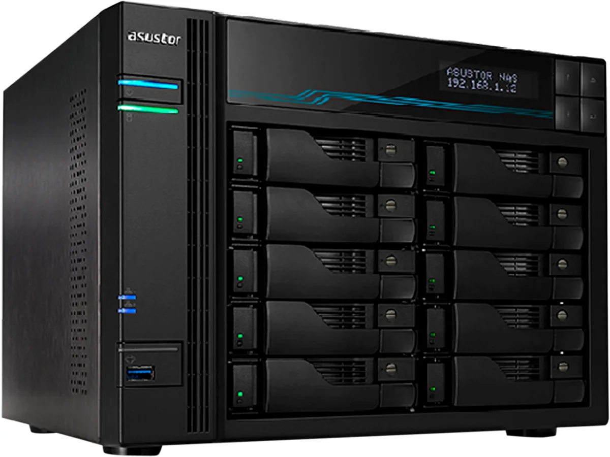 ASUSTOR ASUSTOR AS6510T 10-Bay NAS 8GB DDR4 — photo du produit