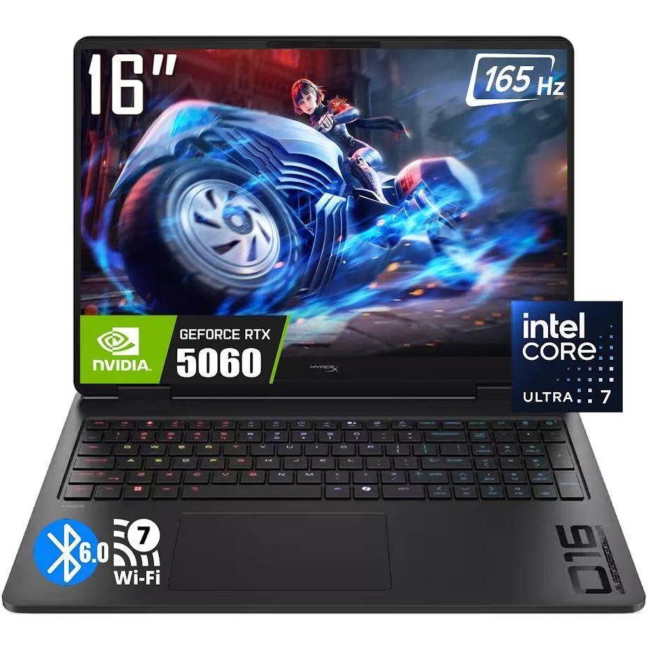 Silver 16 inch gaming laptop with 4 zone RGB keyboard