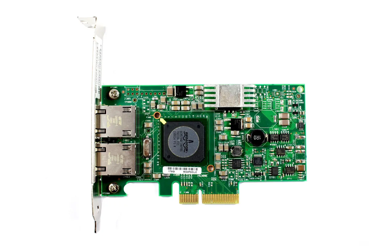 DELL DELL G218C Broadcom Gigabit Ethernet Dual Port PCI-E x4 Network Card — 商品照片