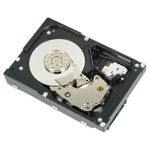 Silver 2.5 inch SAS hard drive in a server tray