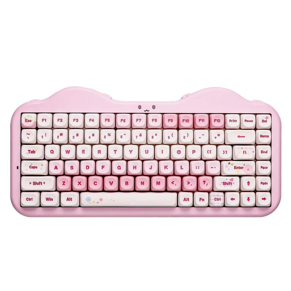 YUNZII YUNZII C75 75% wireless mechanical keyboard pink milk v2 — φωτογραφία προϊόντος