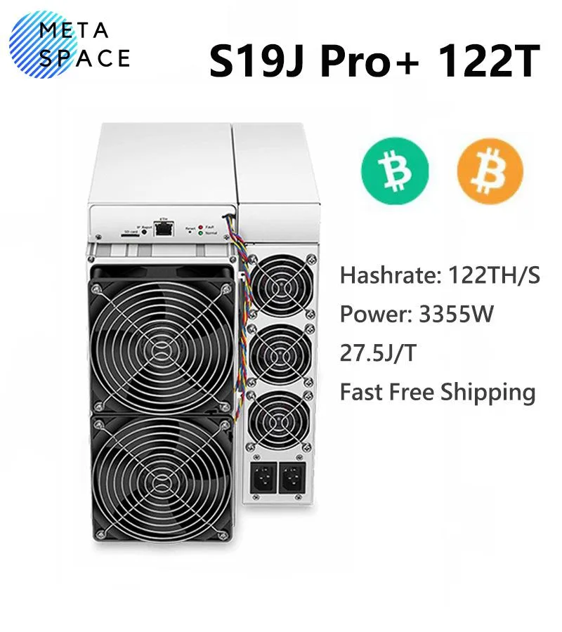 AFRNDK AFRNDK Antminer S19j Pro+ 120TH/s 3355W SHA-256 Mining Hardware — photo du produit