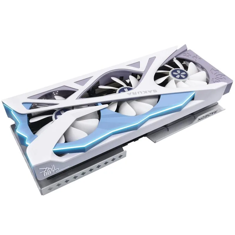 YESTON YESTON Sakura Radeon RX 9070 16GB graphics card — product photo