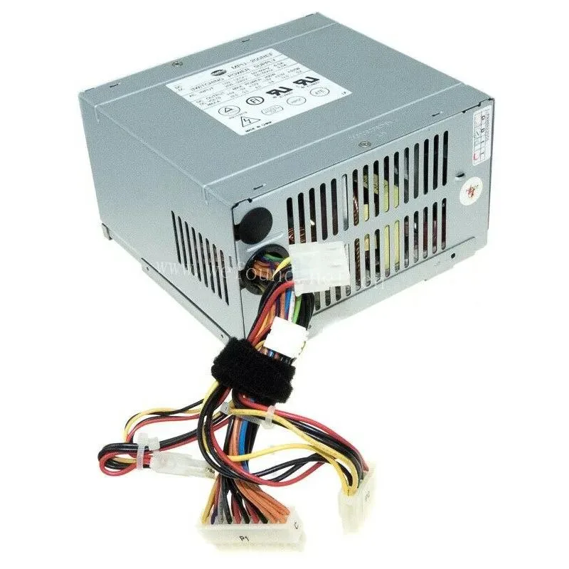 New 200W ATX power supply unit, metal case, cooling fan visible