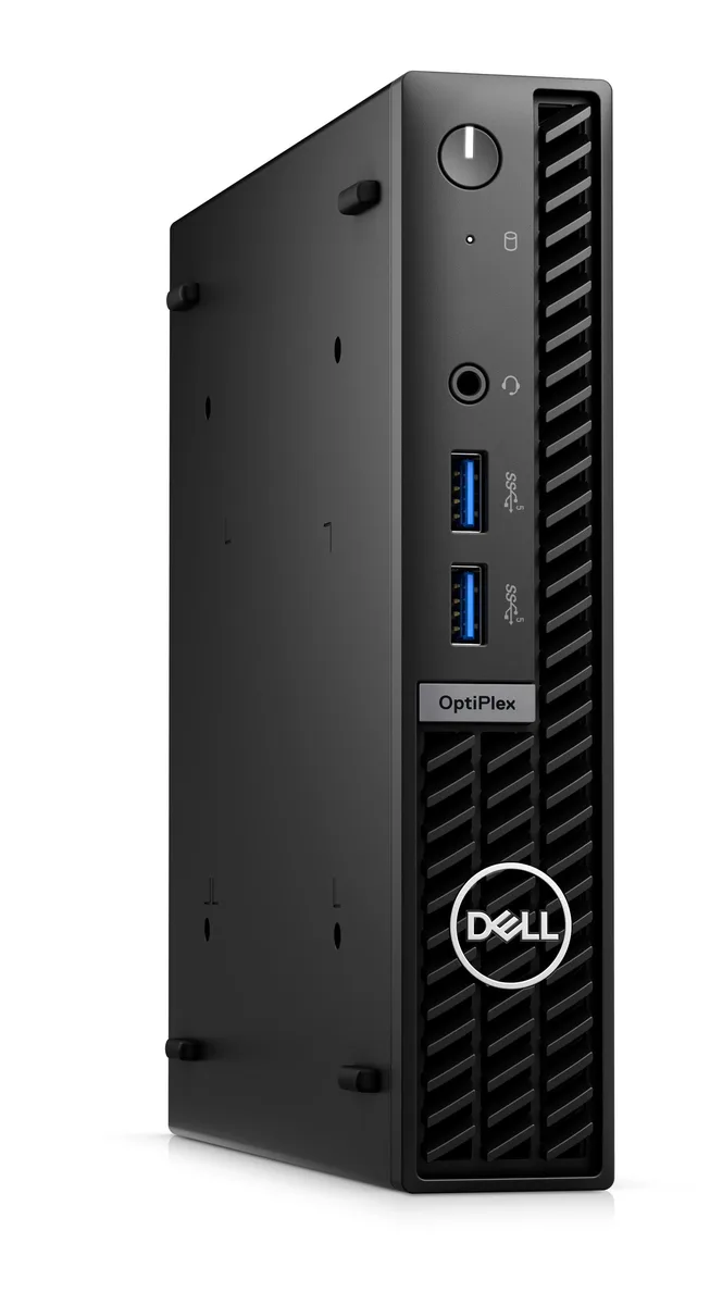 Small black Dell OptiPlex 7010 USFF desktop unit