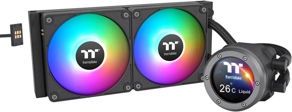 Thermaltake Thermaltake TH240 V2 Ultra EX ARGB 240 mm liquid cooler — photo du produit