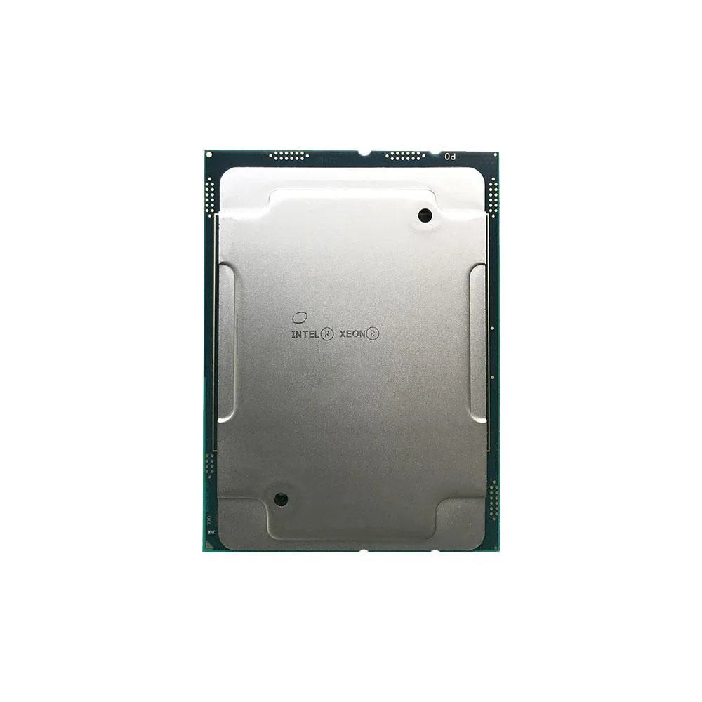 Intel Xeon Silver 4108 processor in green circuit board with gold contacts