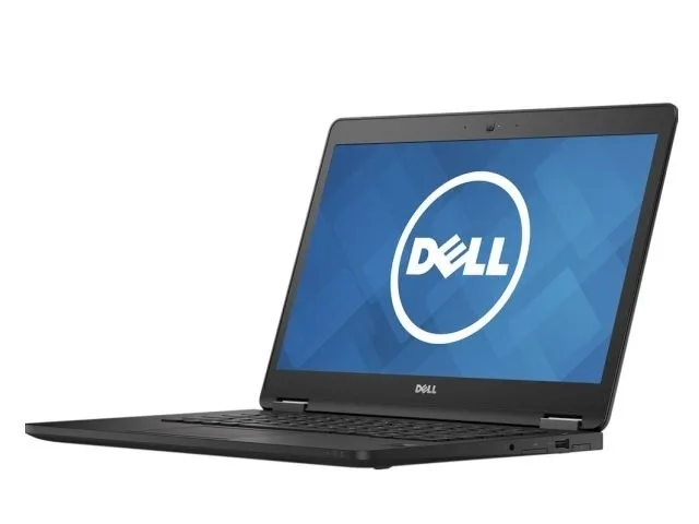 Silver Dell Latitude E7470 14 inch laptop closed view