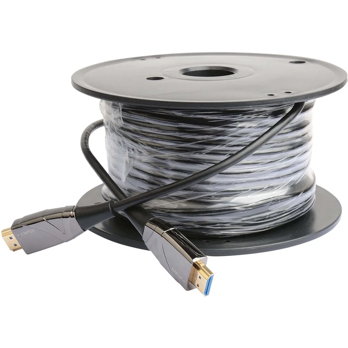 Tripp Lite Tripp Lite P568-30M-FBR 30 m fibre optic HDMI 2.0 cable 18 Gbps 4K 60 Hz 4:4:4 black — product photo